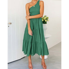 Vestido Midi Liso Laura