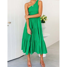 Vestido Midi Liso Laura