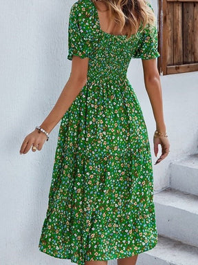 Vestido Midi Florido Flowers